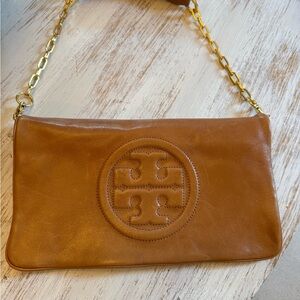 Tory Burch Reva Bombe’ Clutch/ Shoulder Bag